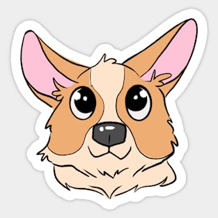 Happy Corgi Sticker